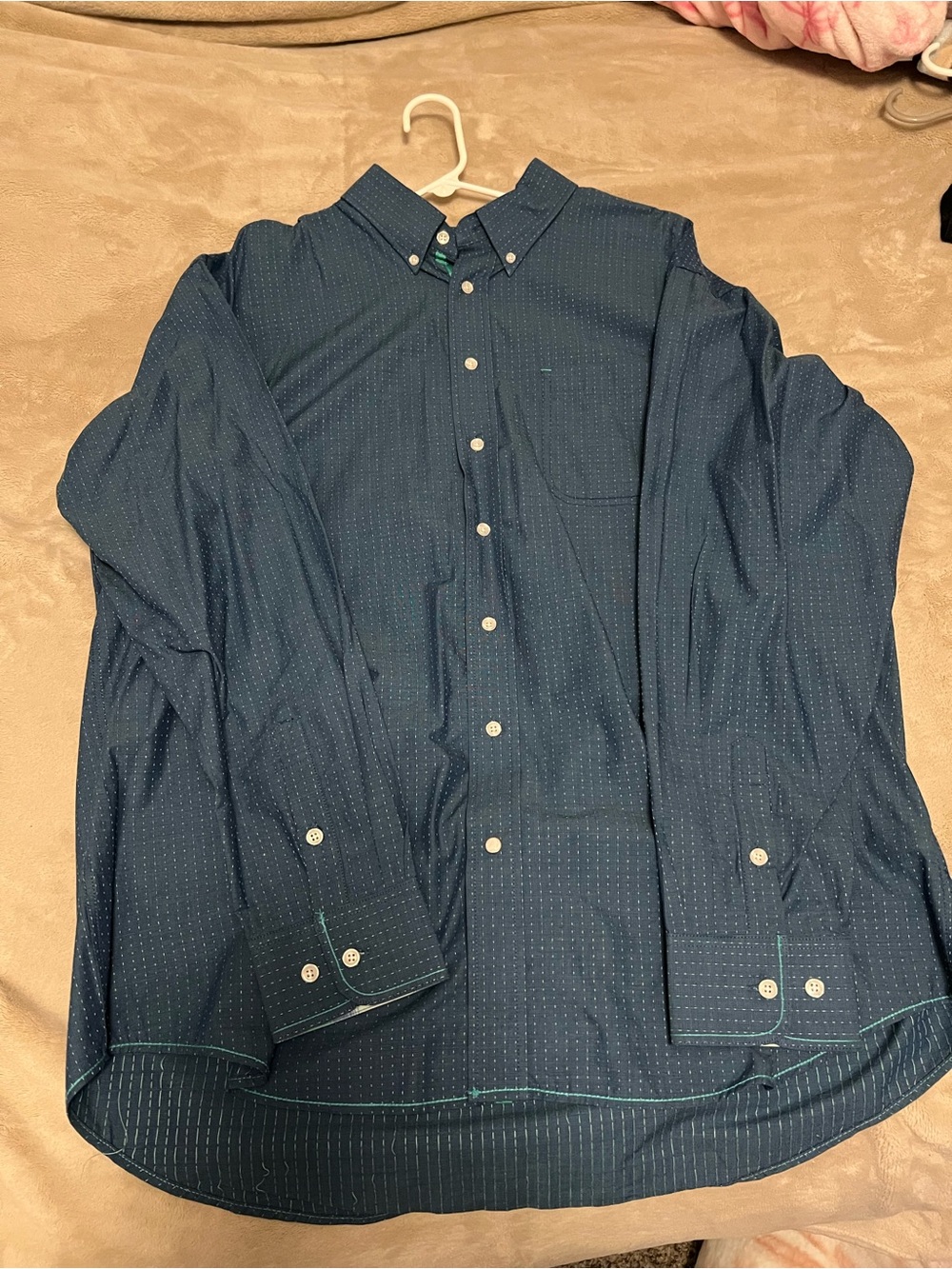 Men's Panhandle Long-Sleeve Button-Down Dress Shirt